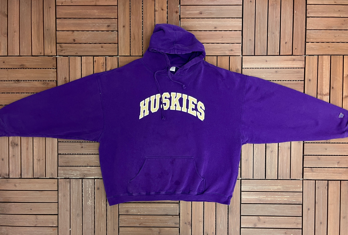 Washington Huskies Graphic Hoodie | Size XX-Large | Vintage 2000s College Purple Hoodie |