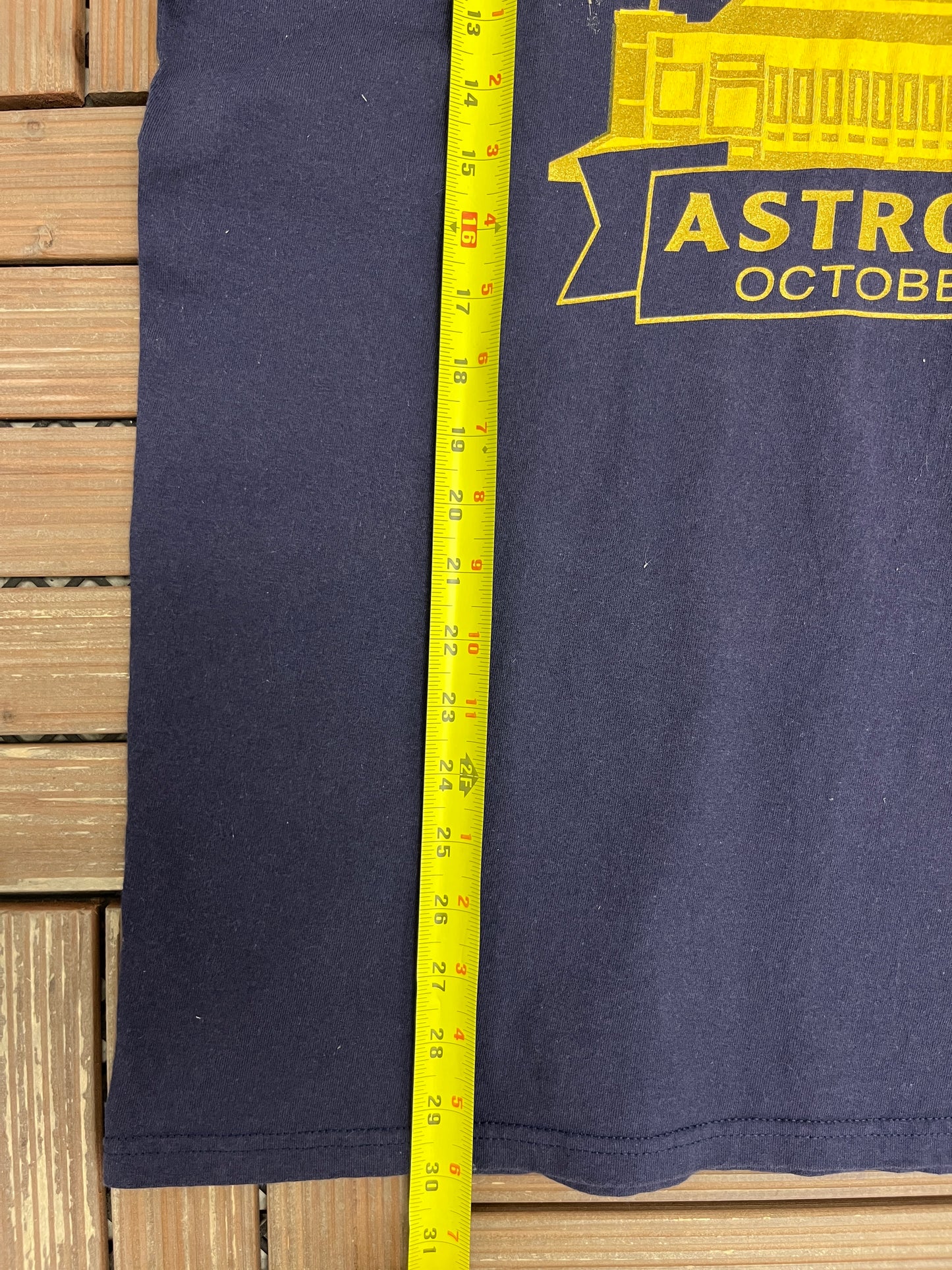 Houston Astros Astrodome Final Game Graphic Tee | Size X-Large | Vintage 1990s MLB Baseball Blue T-Shirt |