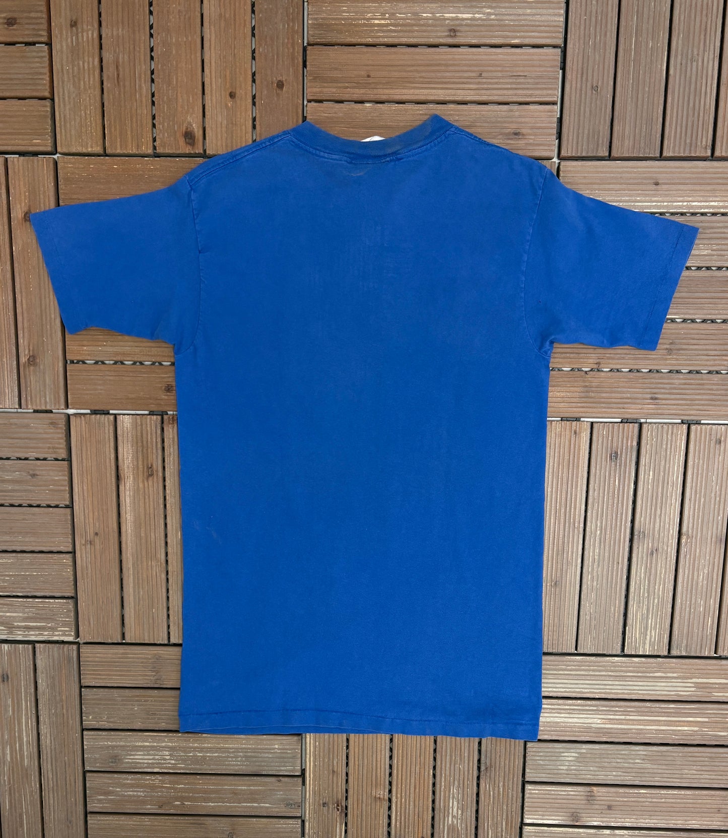 Cat In The Hat Dr. Seuss Graphic Tee | Size Bigger | Vintage 1990s Single Stitch Blue T-Shirt |