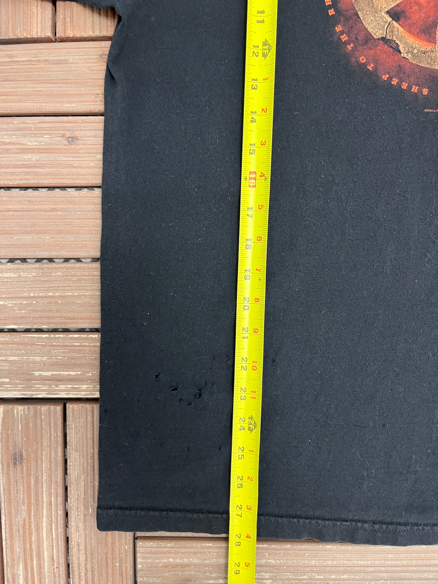 A Perfect Circle Count The Bodies Like Sheep Graphic Tee | Size X-Large | Vintage 2000s Metal Black T-Shirt |