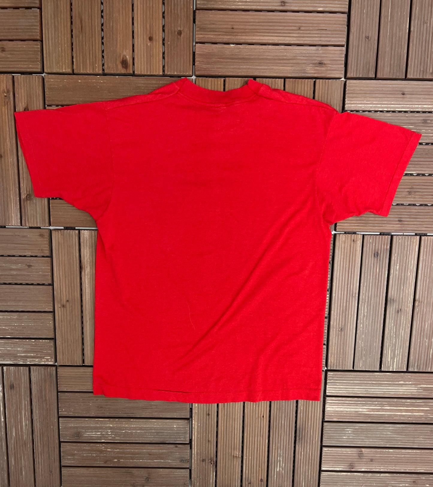 Vince Gill Graphic Tee | Size Large | Vintage 1980s Country Music Red T-Shirt |