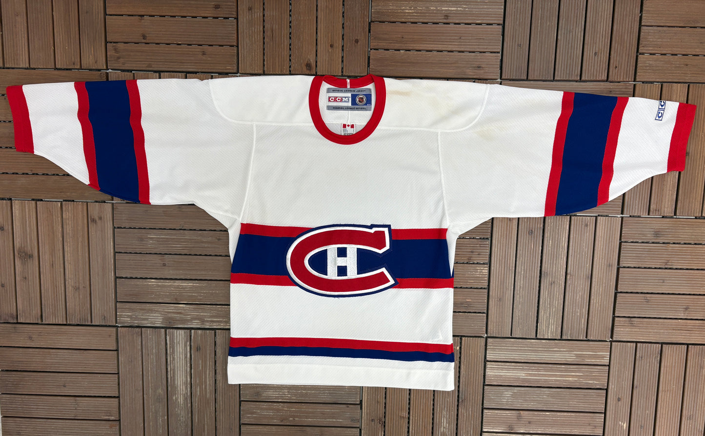 Montreal Canadiens Hockey Jersey | Size Small | Vintage 1990s CCM NHL Hockey Jersey |
