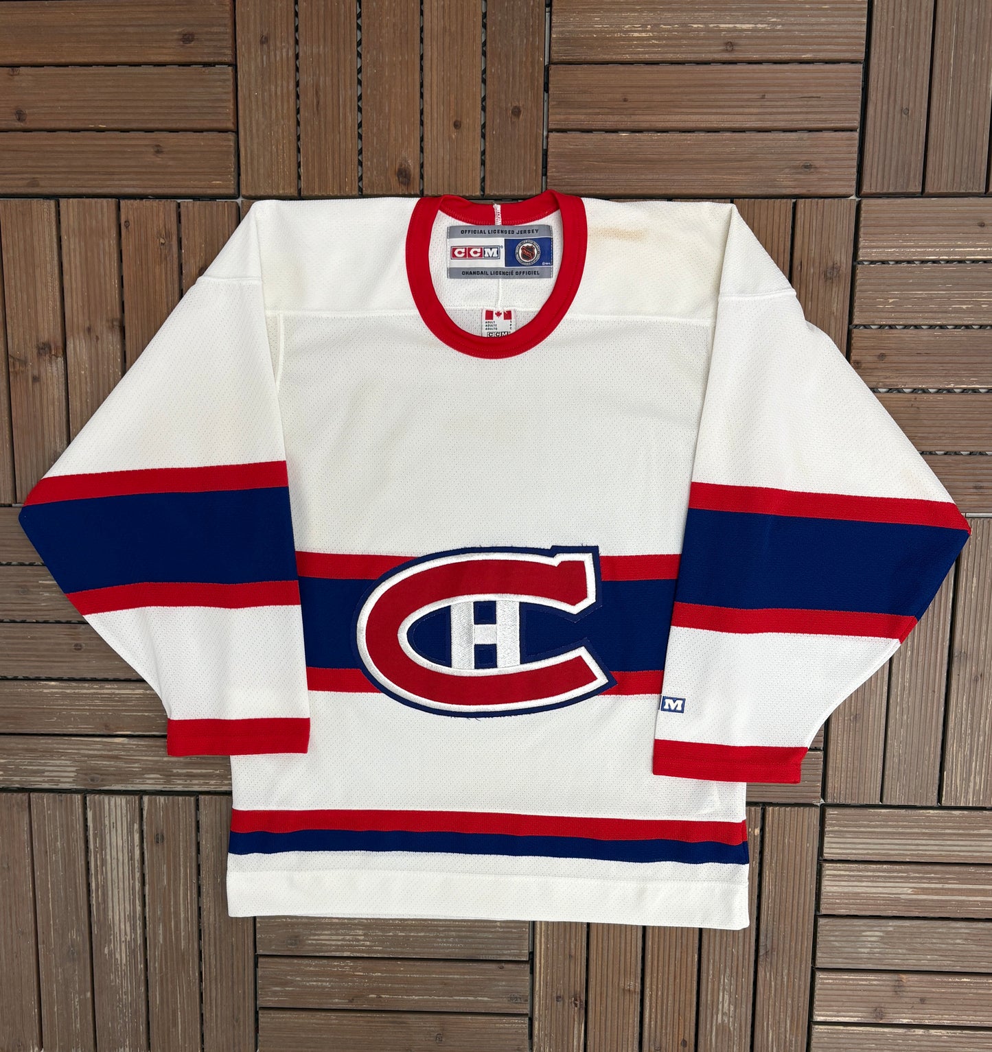 Montreal Canadiens Hockey Jersey | Size Small | Vintage 1990s CCM NHL Hockey Jersey |