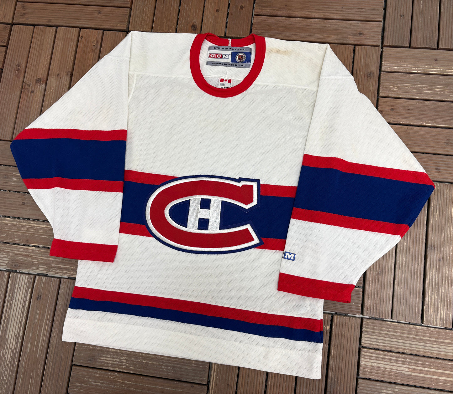 Montreal Canadiens Hockey Jersey | Size Small | Vintage 1990s CCM NHL Hockey Jersey |