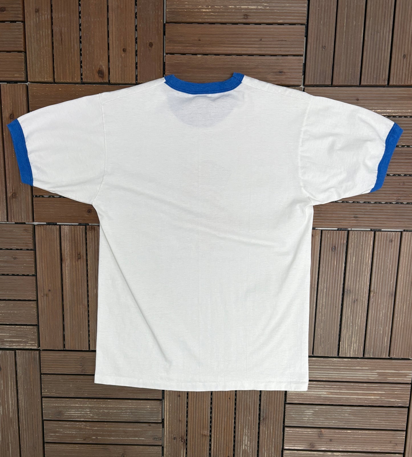 1991 Monroe Fire School Graphic Tee | Size Large | Vintage 1990s Single Stitch White T-Shirt |
