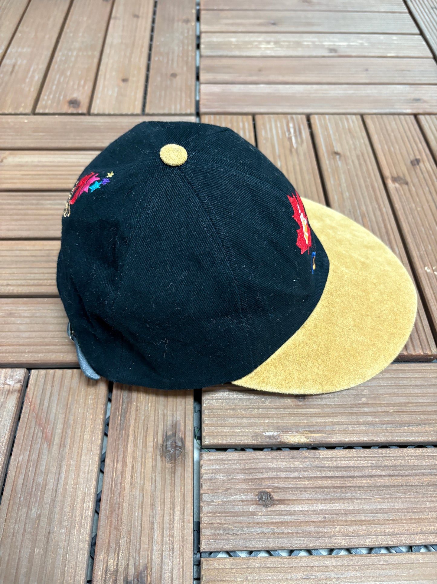 Team Canada Atlanta 1996 Olympics Hat | Metal Clasp | Vintage 1990s Black Cap |
