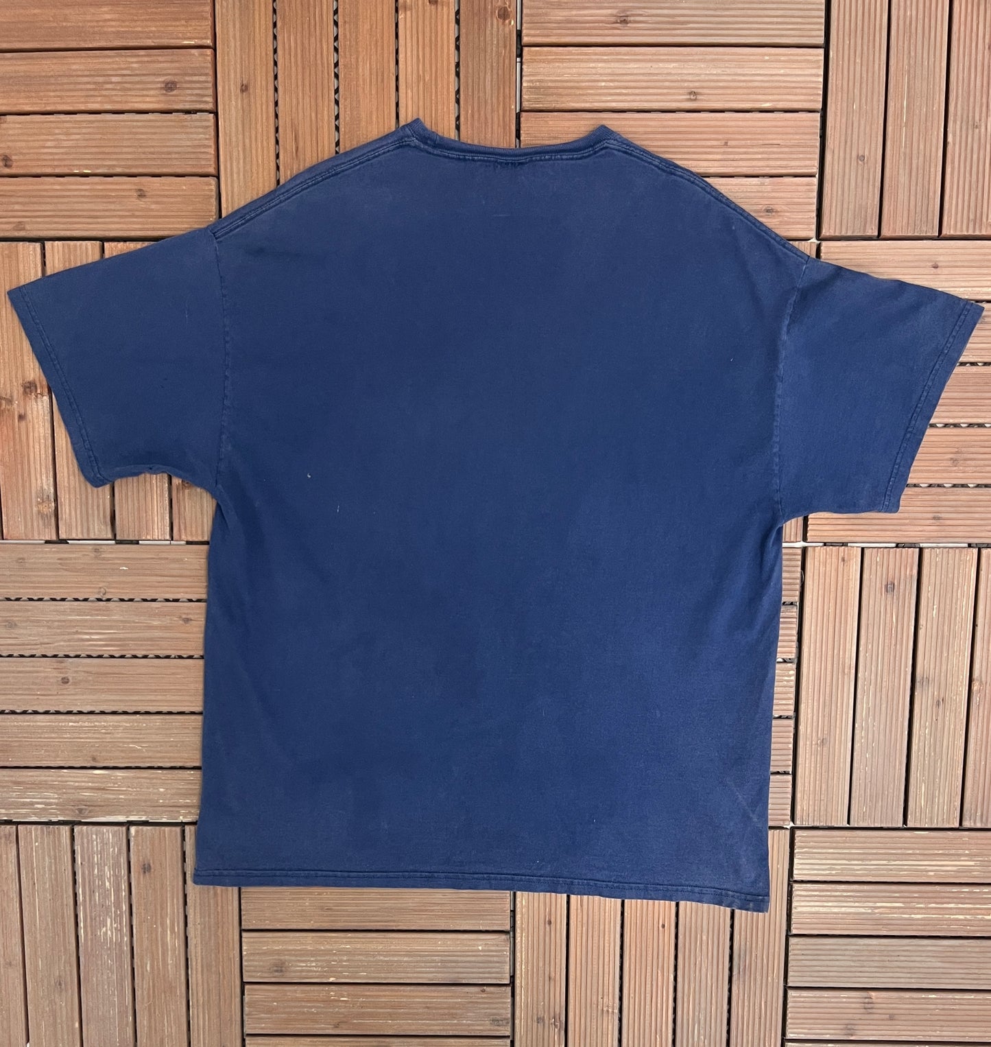 CSI: Las Vegas Unit Embroidered Graphic Tee | Size XX-Large | Vintage 2000s Promotional Blue T-Shirt |