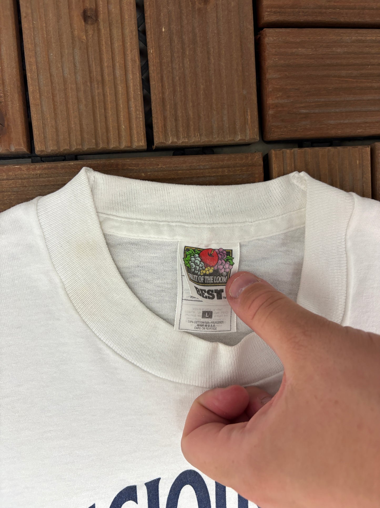 Precious Gifts Howard City, MI 5K Graphic Tee | Size Large | Vintage 1990s Promotional White T-Shirt |