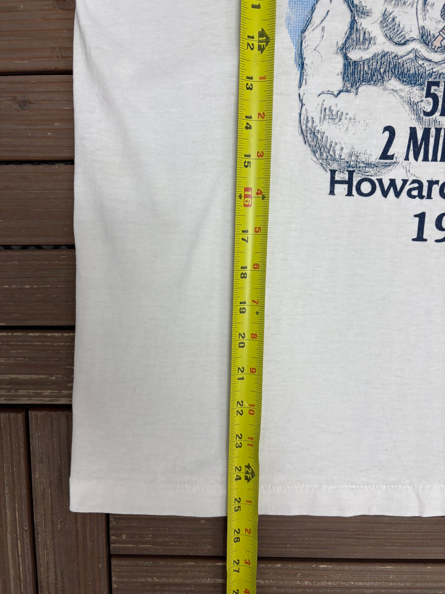 Precious Gifts Howard City, MI 5K Graphic Tee | Size Large | Vintage 1990s Promotional White T-Shirt |