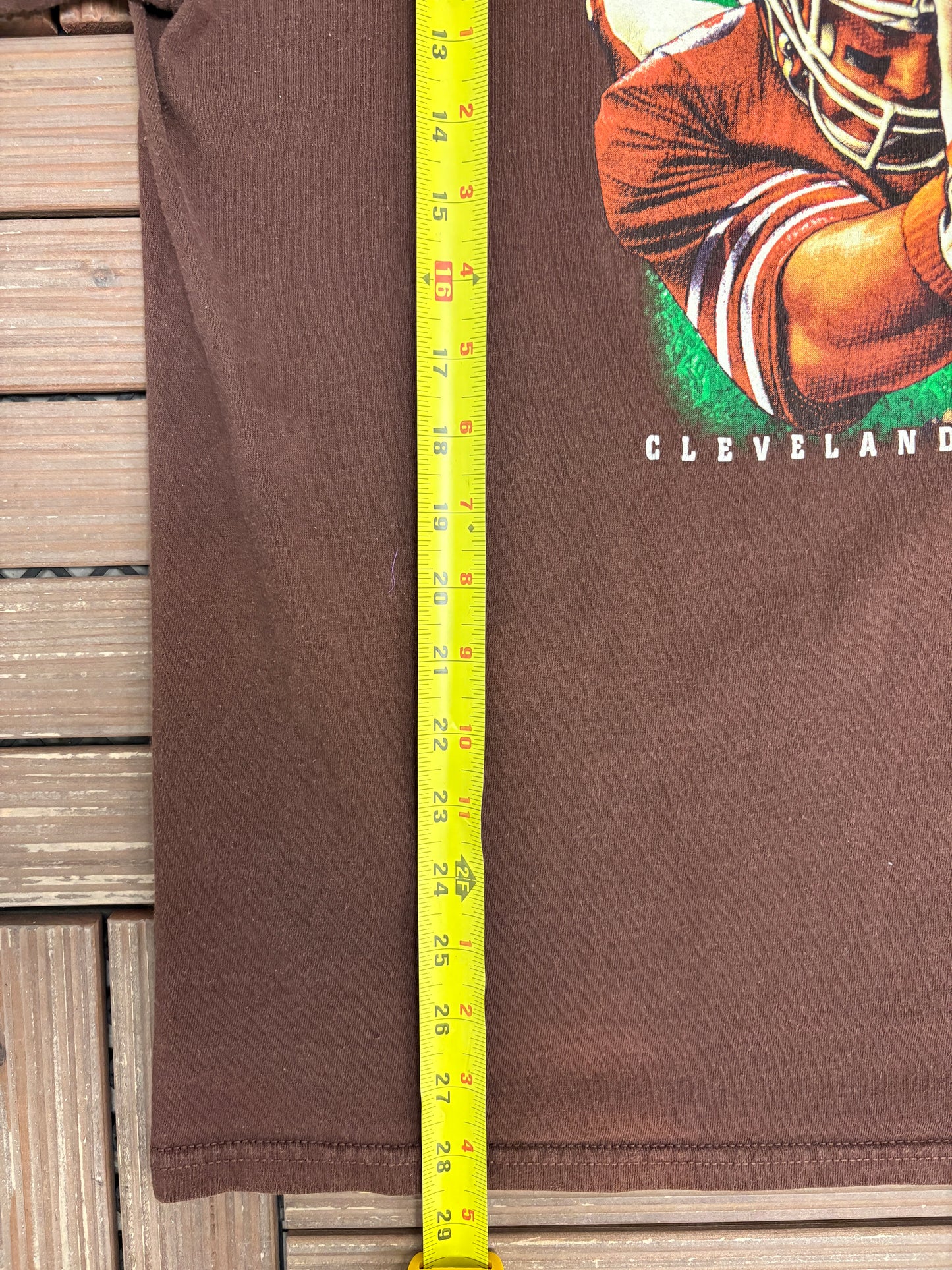 Cleveland Browns Graphic Tee | Size X-Large | Vintage 2000s NFL Football Brown T-Shirt |