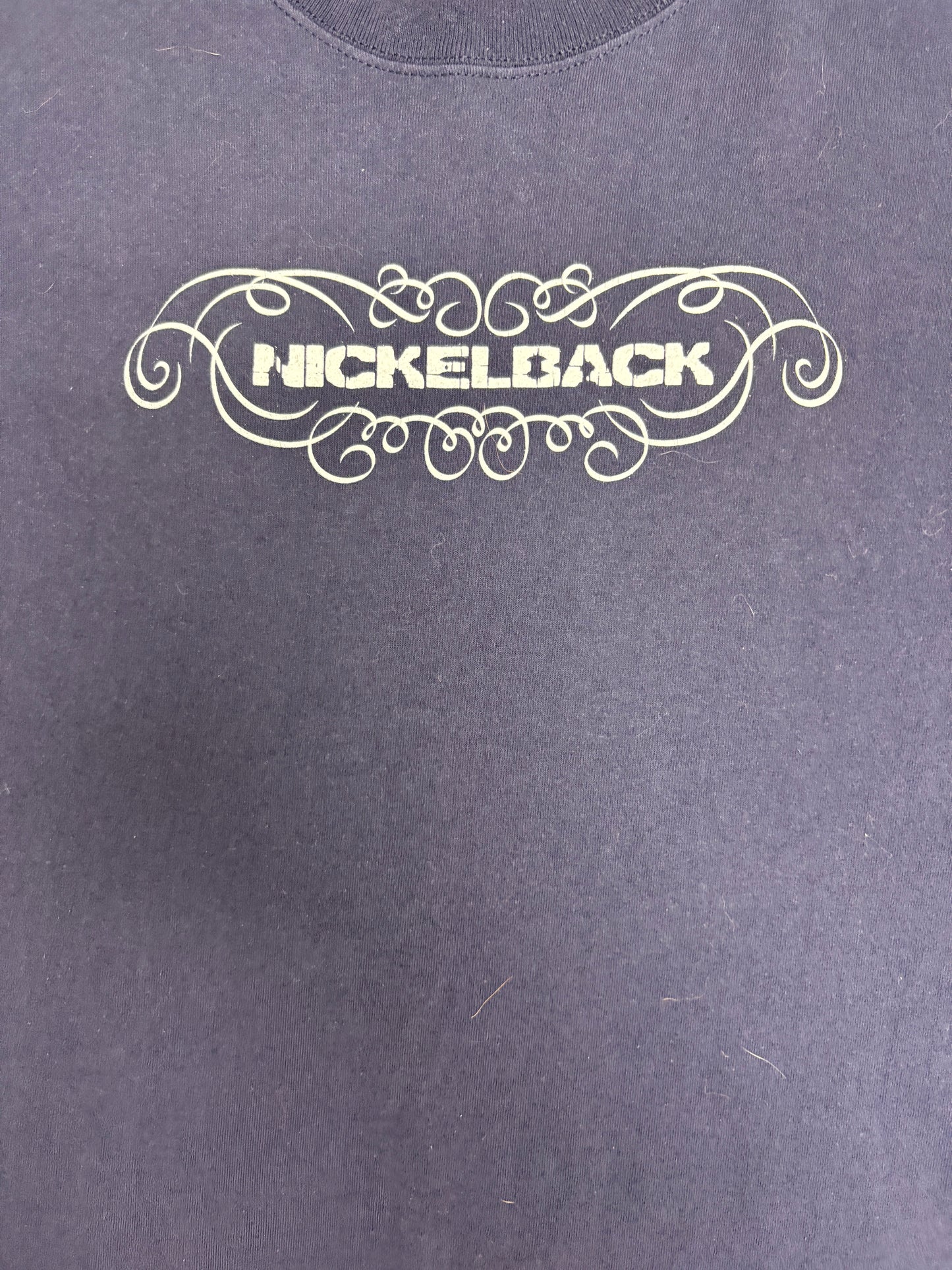 Nickelback 2005 Graphic Tee | Size XX-Large | Vintage 2000s Rock Band Blue T-Shirt |