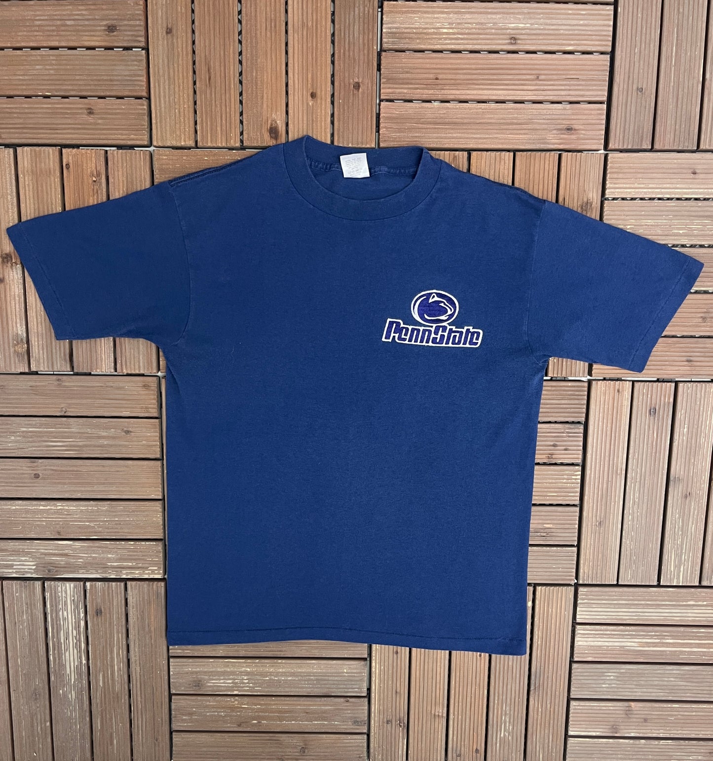Penn State Nittany Lions Graphic Tee | Size X-Large | Vintage 1990s College Blue T-Shirt |
