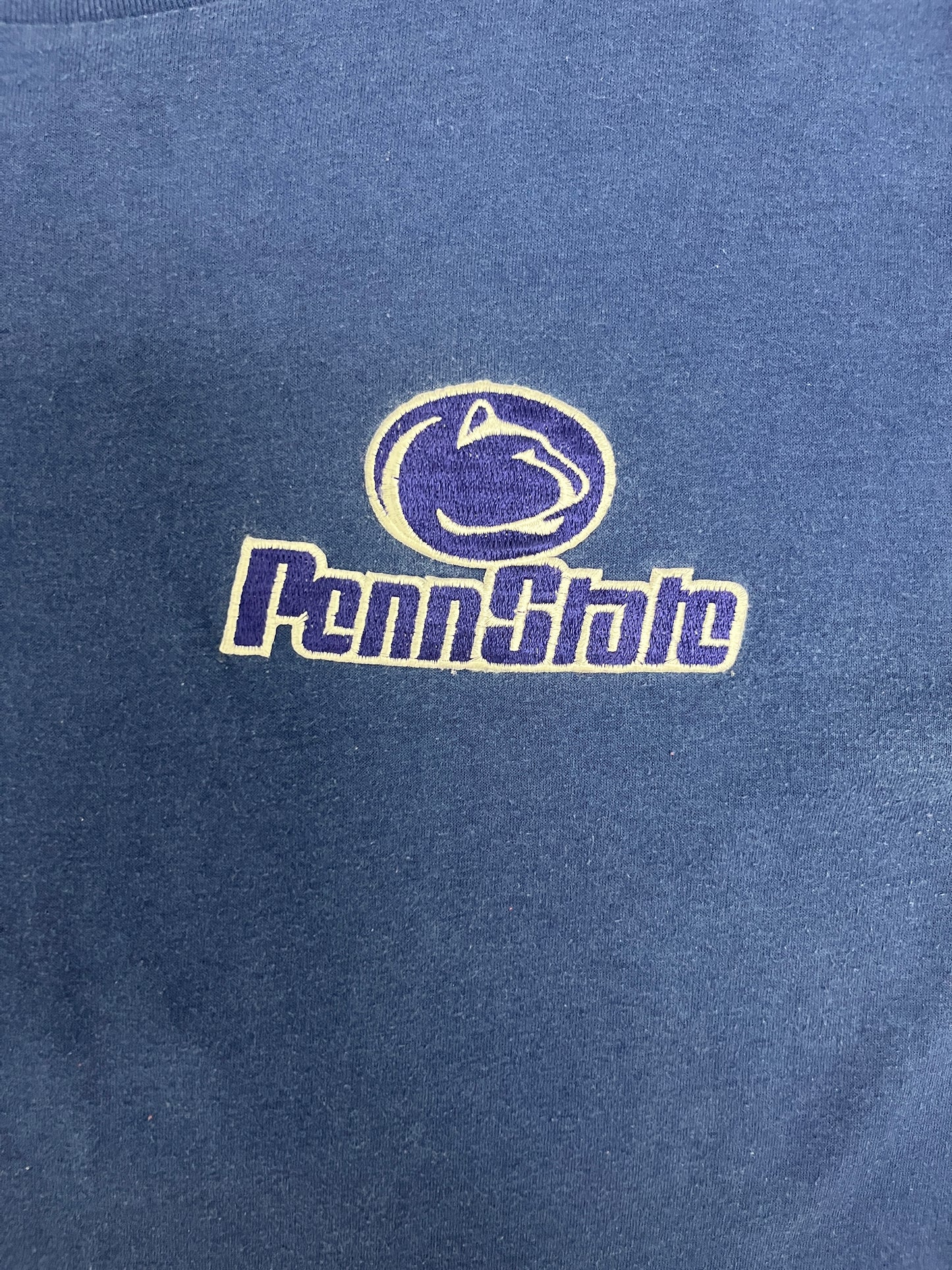 Penn State Nittany Lions Graphic Tee | Size X-Large | Vintage 1990s College Blue T-Shirt |