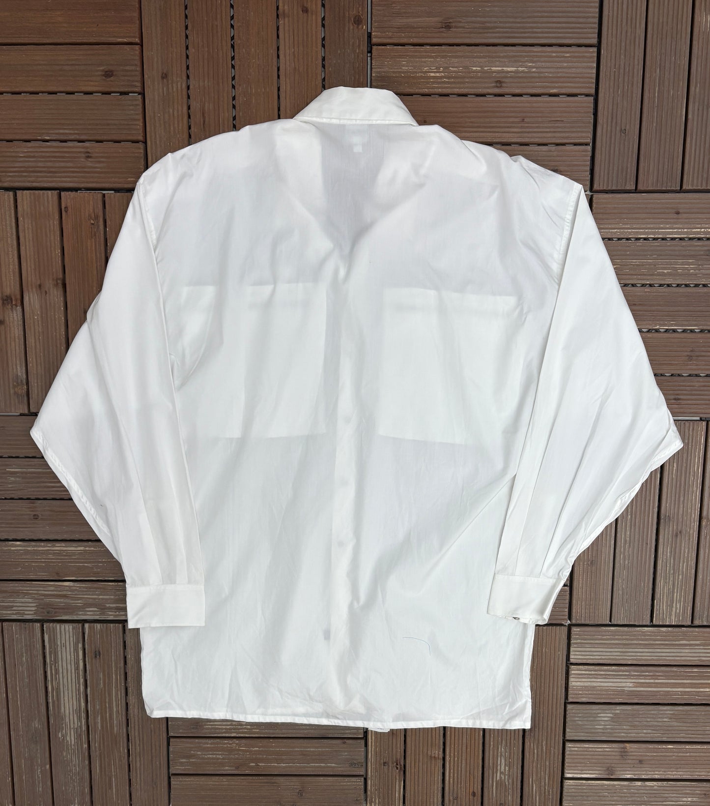 Versace Jeans Couture Button Down Shirt | Size Medium | Branded White Button Down Collared Shirt |