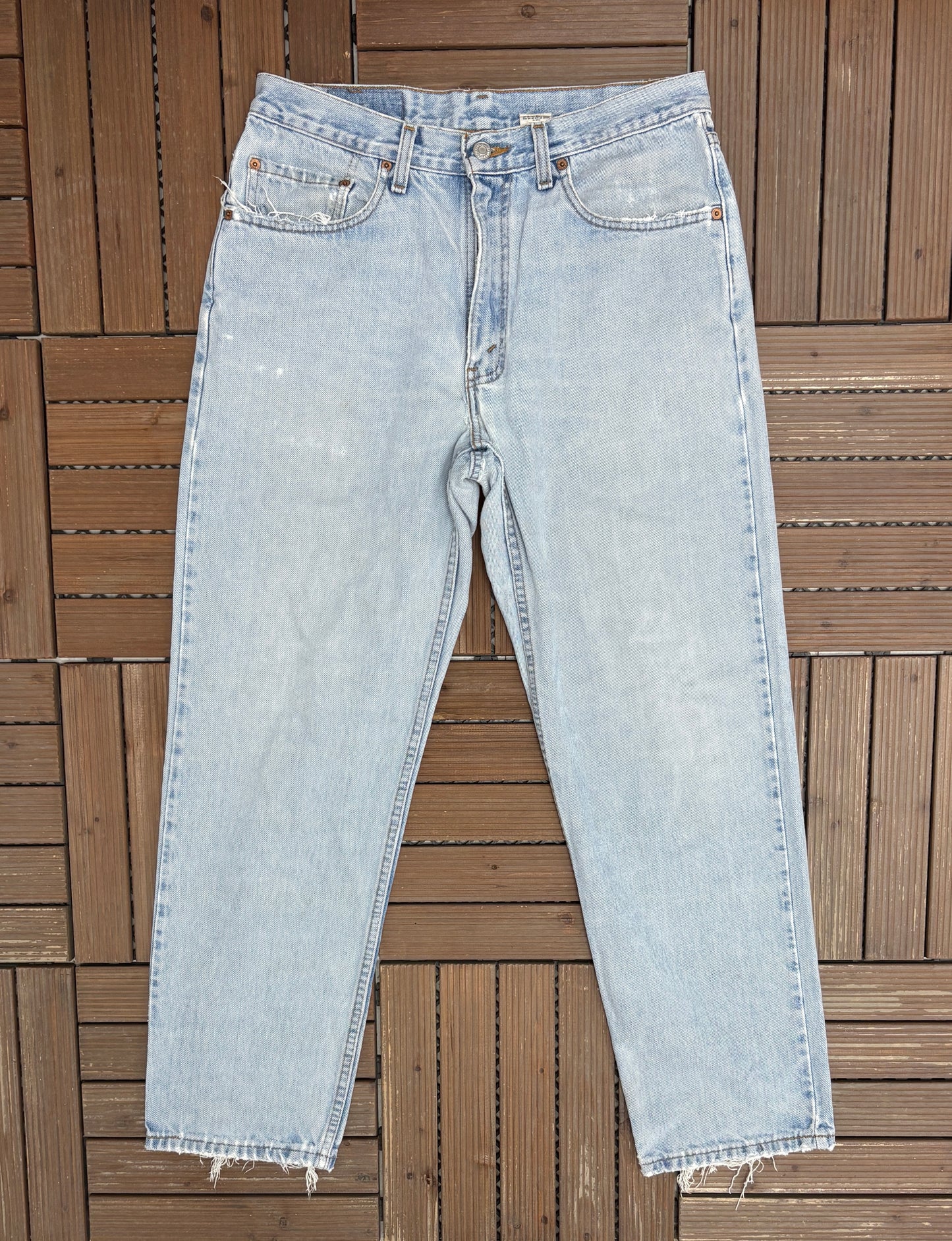 Levi Strauss & Co 550 Relaxed Fit Blue Denim Jeans | Size 34 x 30 | Vintage 1990s Levi's Light Blue Jeans |