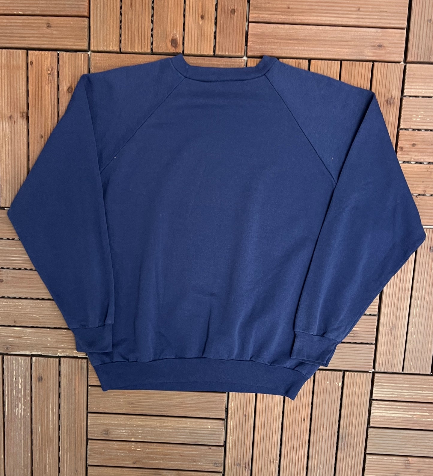 Toronto Blue Jays World Series Champions Graphic Crewneck | Size Large | Vintage 1990s MLB Baseball Blue Sweater |