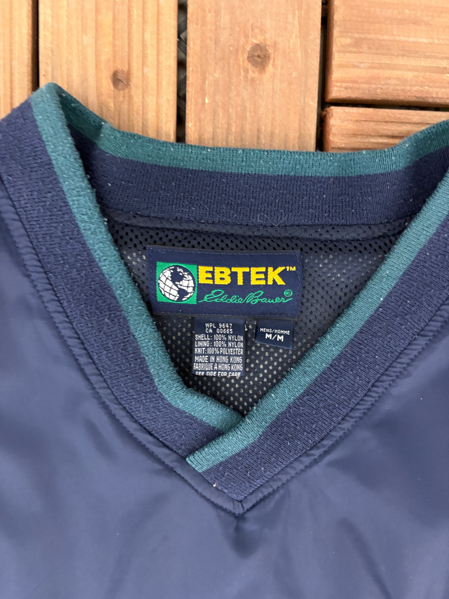 Eddie Bauer Golf Graphic Windbreaker | Size Medium | Vintage 1990s Golf Blue Windbreaker |