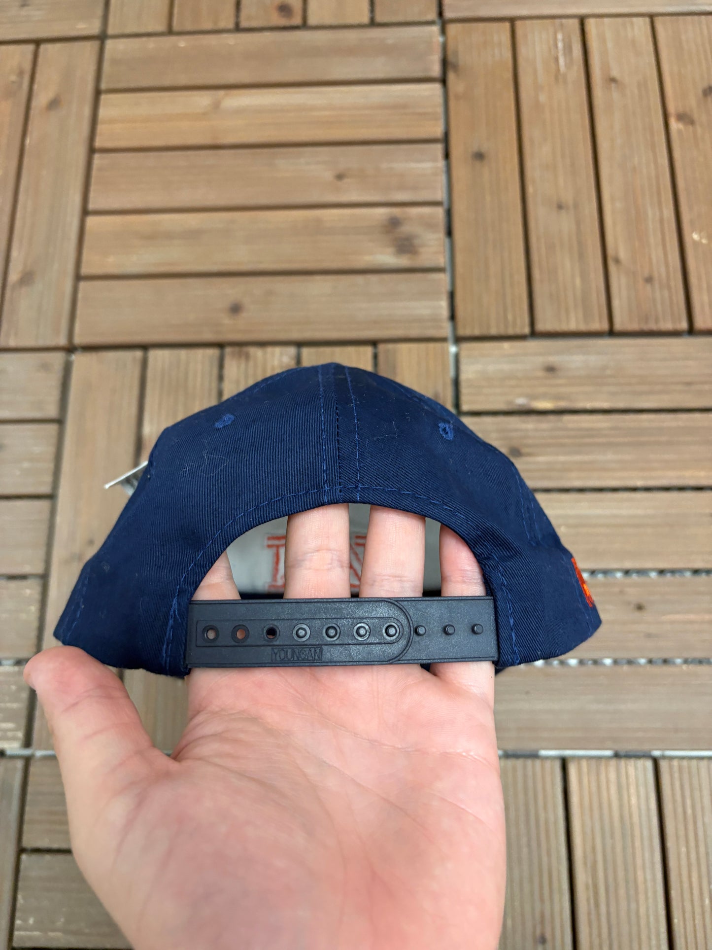 Auburn Tigers Graphic Hat | Snap Back | Vintage 1990s Blue College Cap |