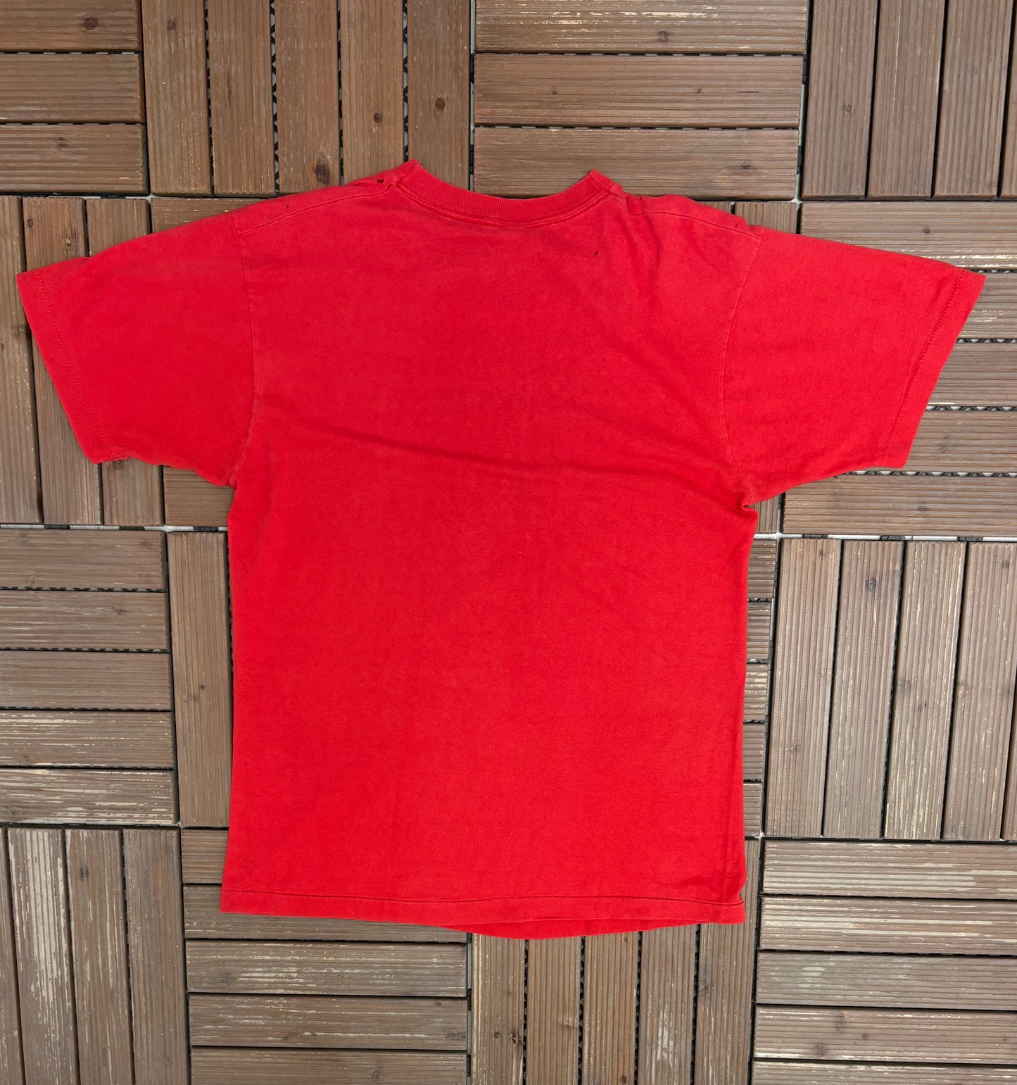 Kansas City Chiefs Christian Okoye Graphic Tee | Size Large | Vintage 1980s NFL Football Red T-Shirt |
