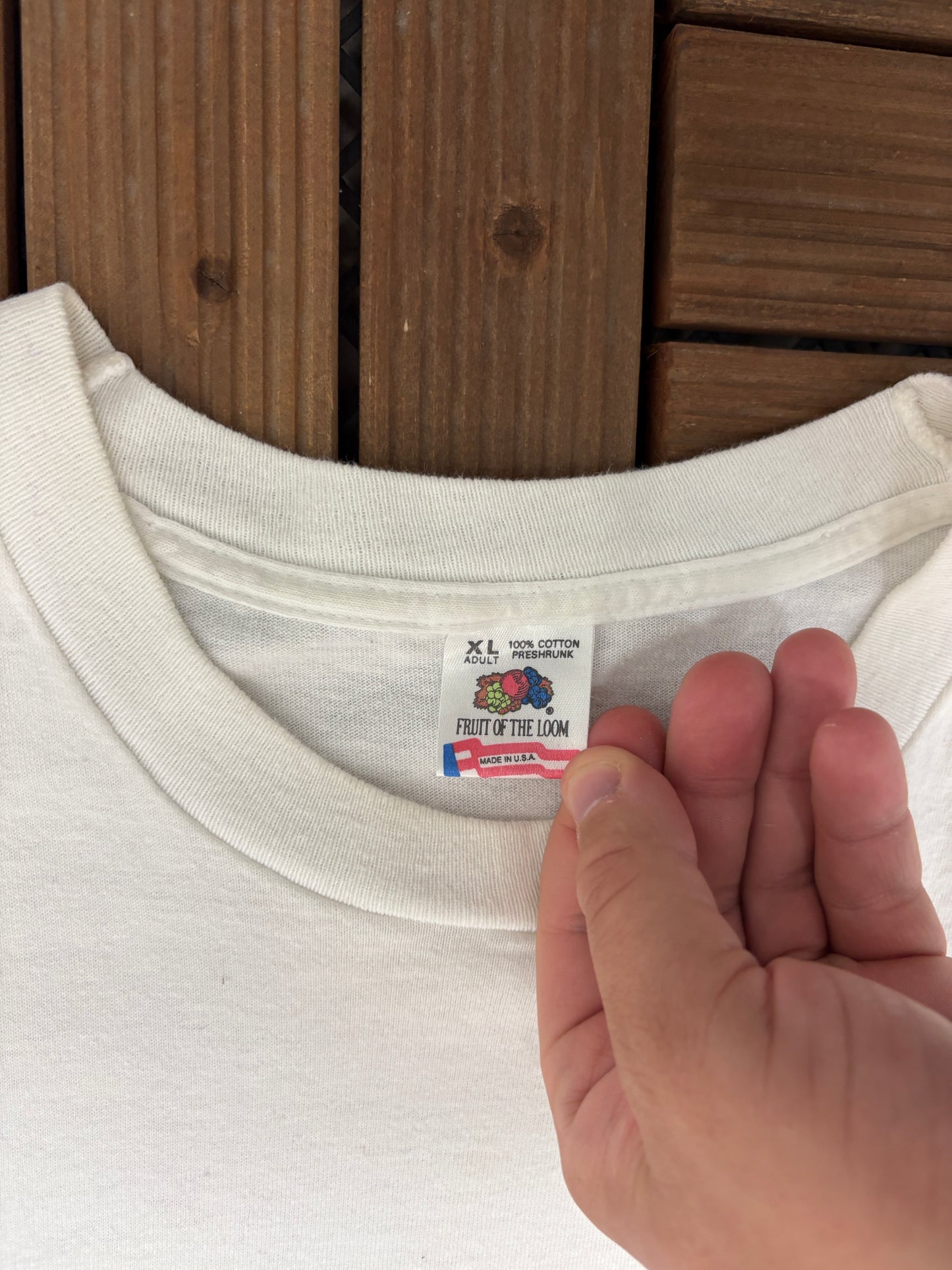 X2000 Amtrak 1993 National Tour Graphic Tee | Size X-Large | Vintage 1990s Promotional White T-Shirt |