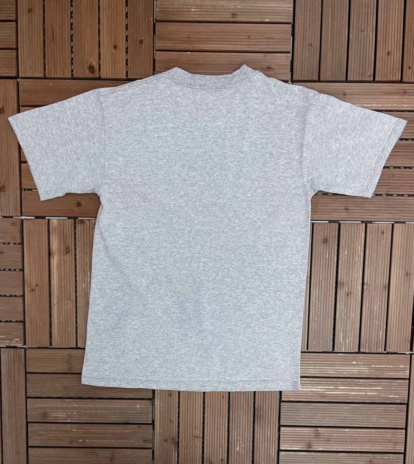 New England Patriots Division Champions 2003 Graphic Tee | Size Medium | Vintage 2000s NFL Football Grey T-Shirt |