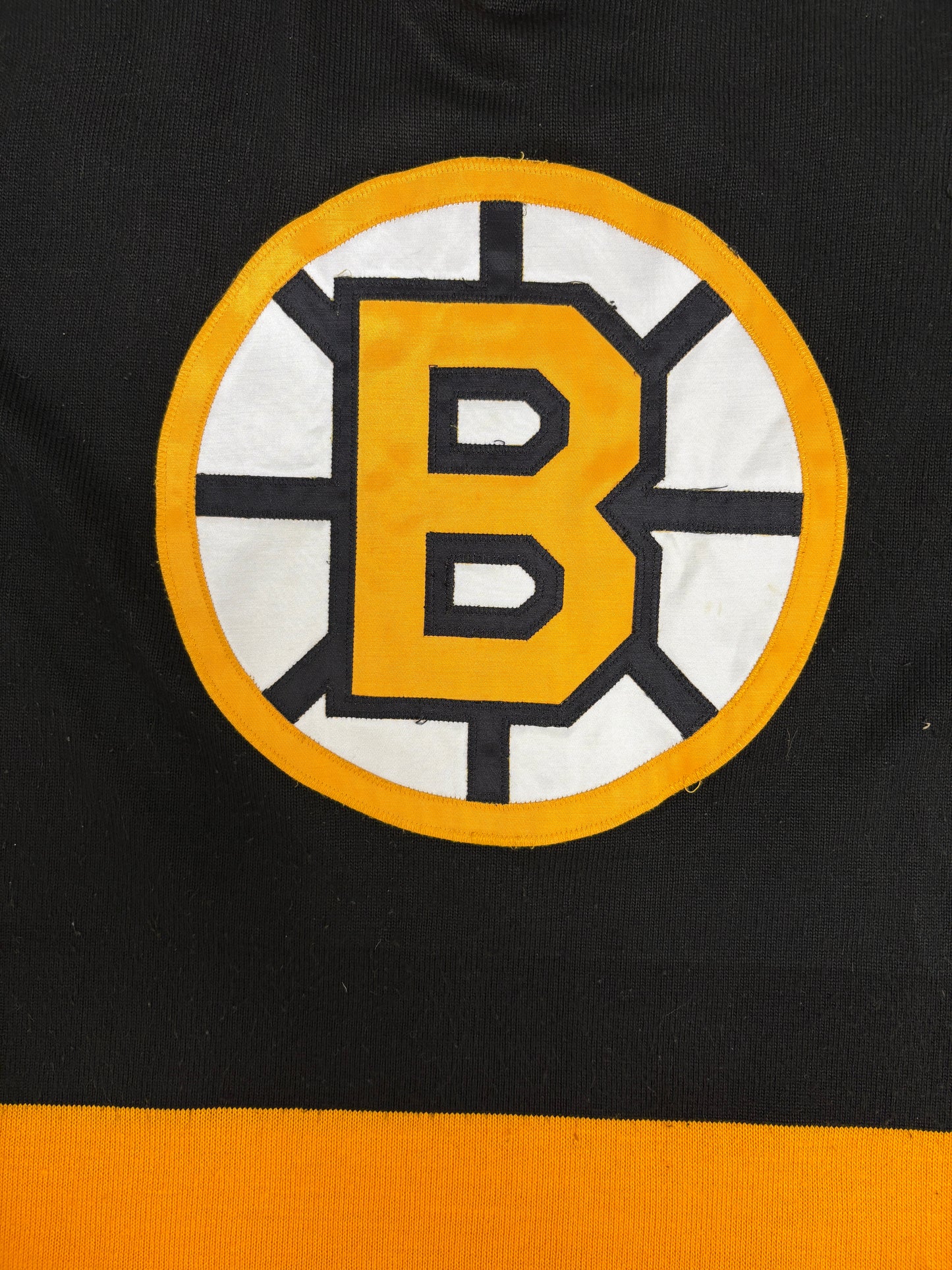 Boston Bruins John Wensink Hockey Jersey | Size Large | Vintage 1980s NHL Hockey Black Jersey |