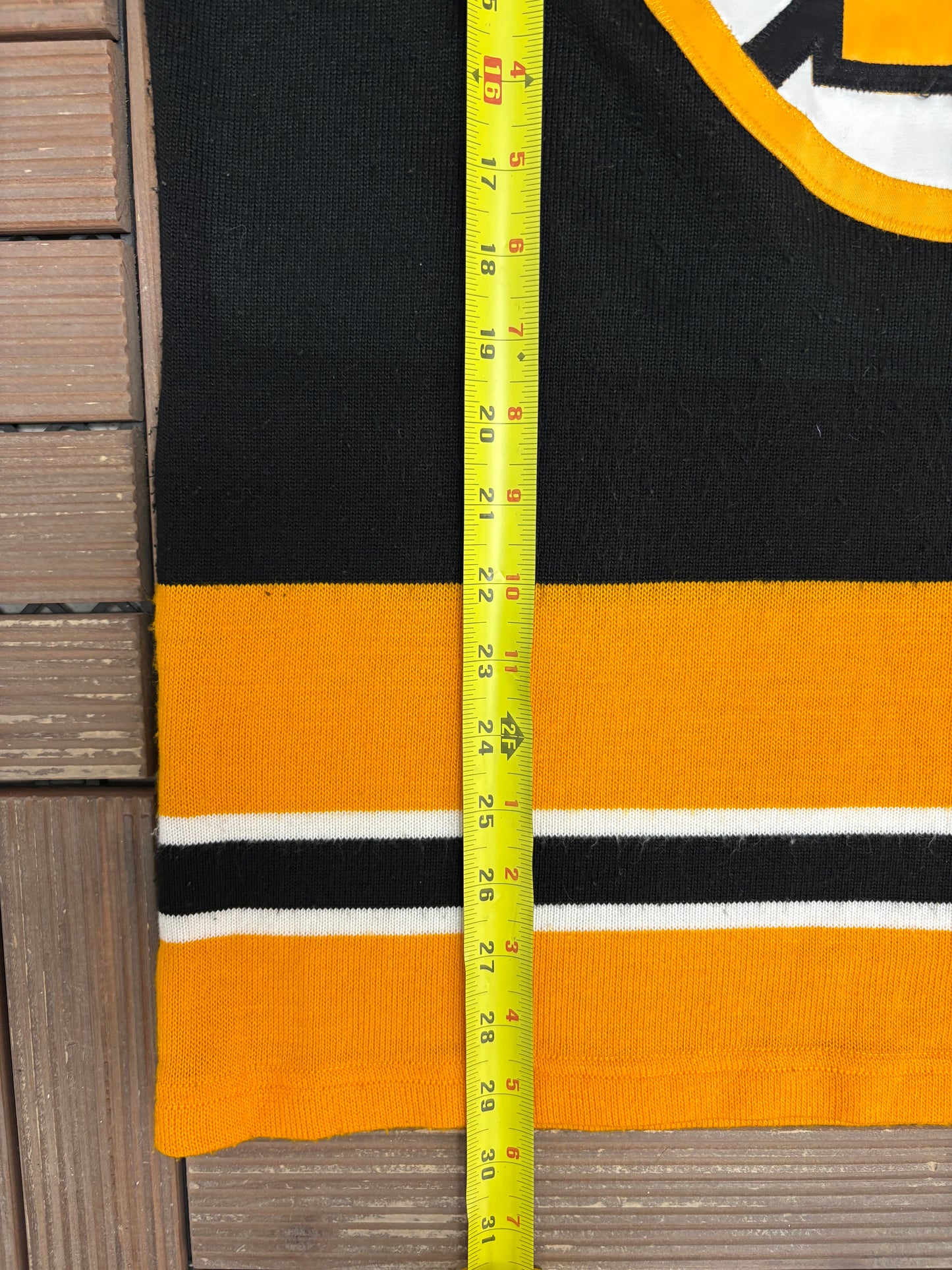 Boston Bruins John Wensink Hockey Jersey | Size Large | Vintage 1980s NHL Hockey Black Jersey |