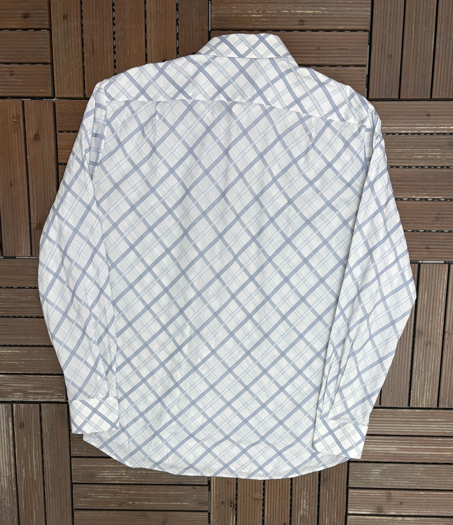 BOSS Hugo Boss Button Down Shirt | Size Large | Branded White Button Down Collared Shirt |