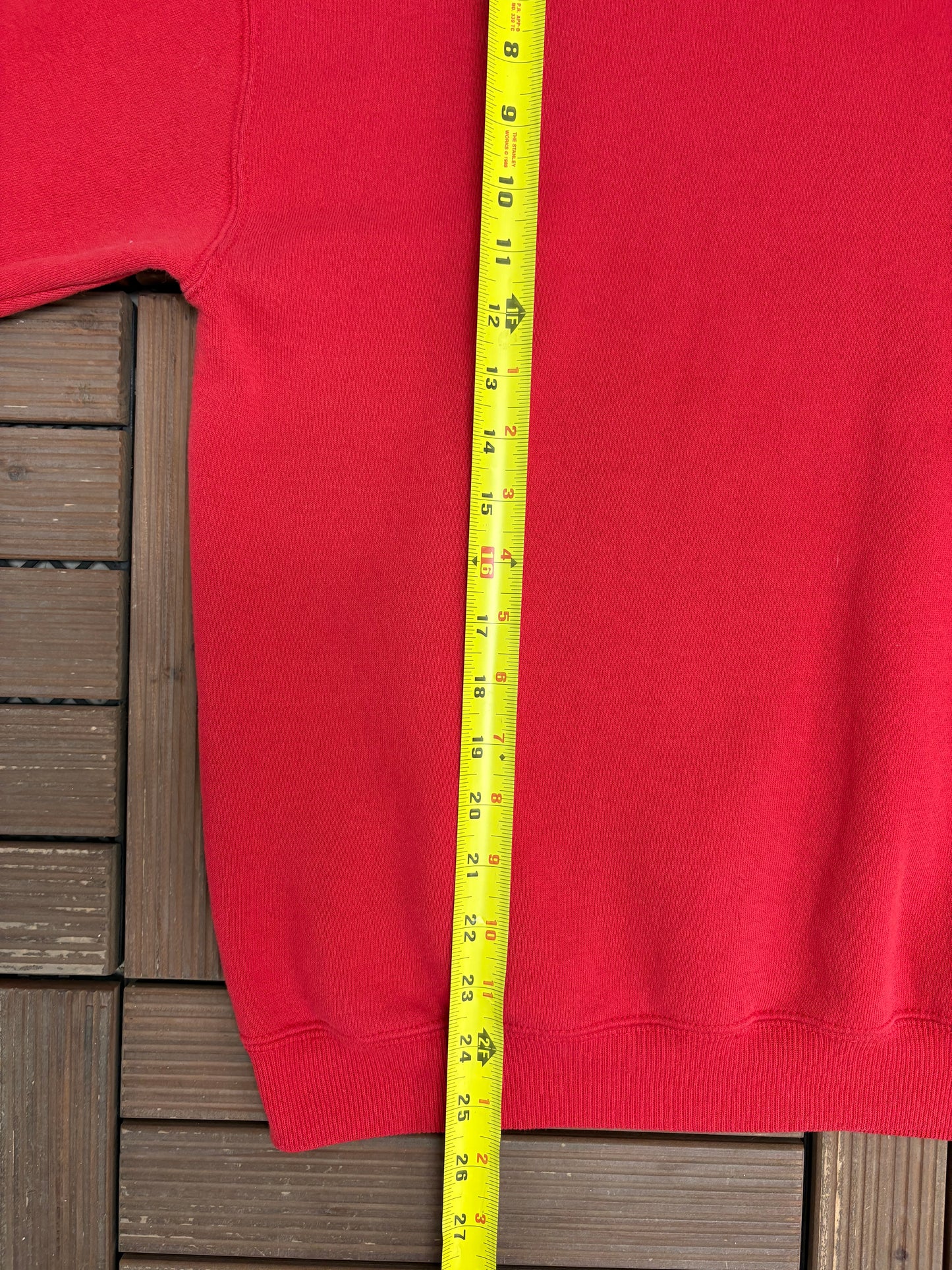 Ohio State Buckeyes Graphic Crewneck | Size Large | Vintage 1980s College Red Sweater |