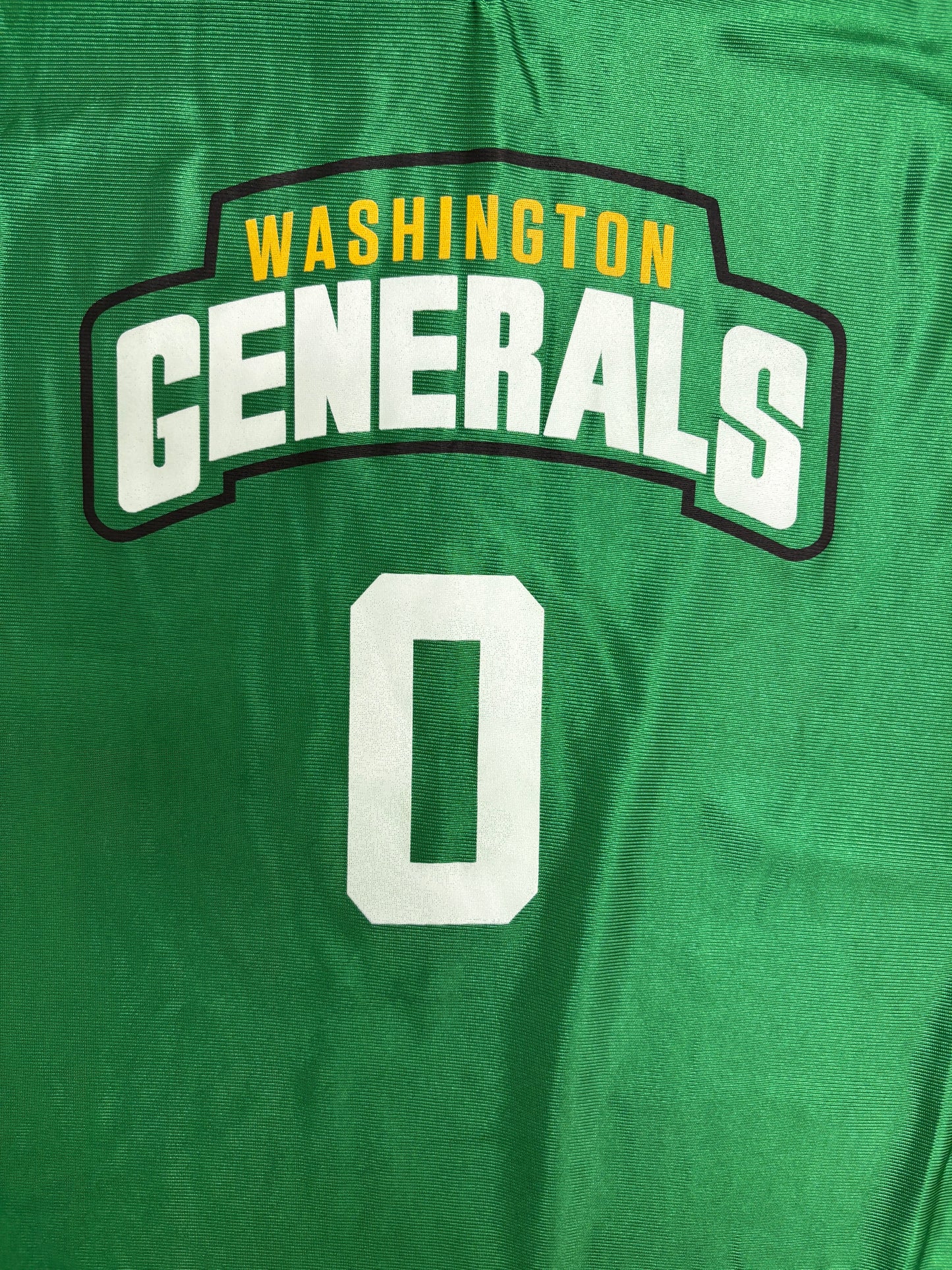 Washington Generals Basketball Jersey | Size Large | Vintage 1990s Basketball Green Jersey |