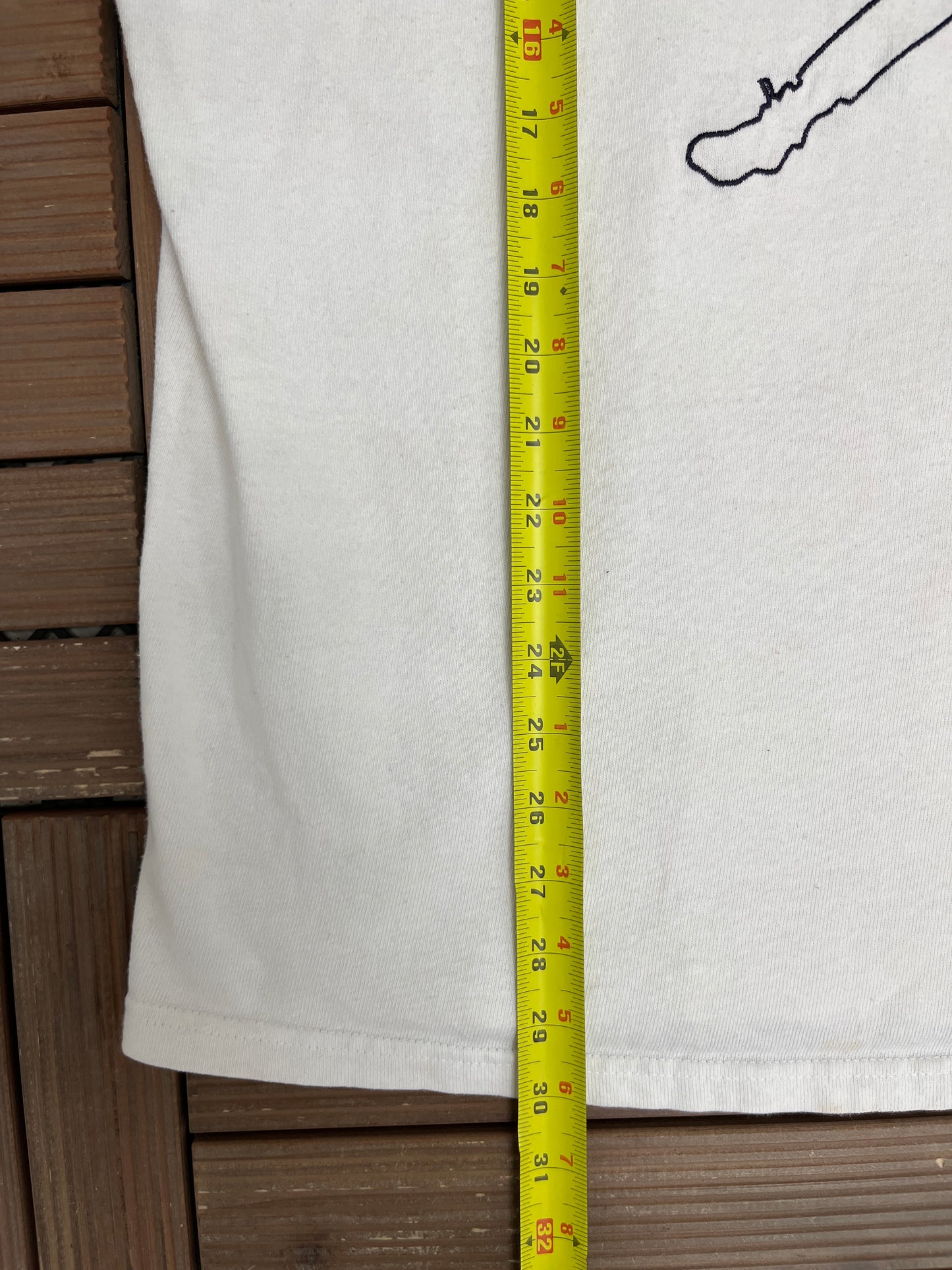 Air Jordan Stitched Graphic Tee | Size XX-Large | Vintage 1990s Jordan Branded White Sleeveless T-Shirt |