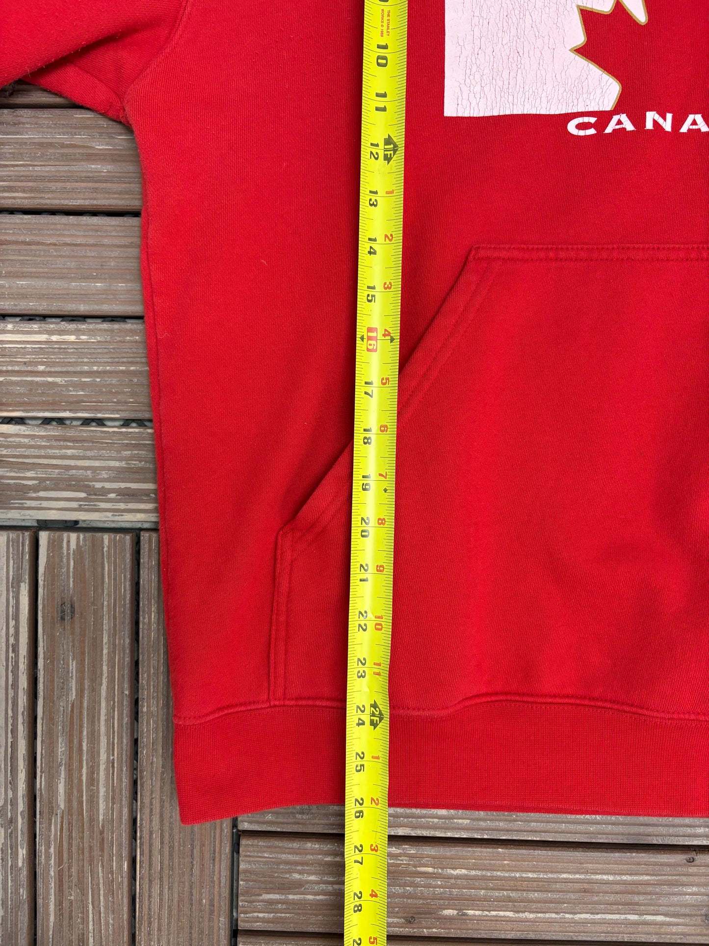 Team Canada Hockey Nike Graphic Hoodie | Size Large | Vintage 2000s Hockey Promotional Red Sweatshirt |