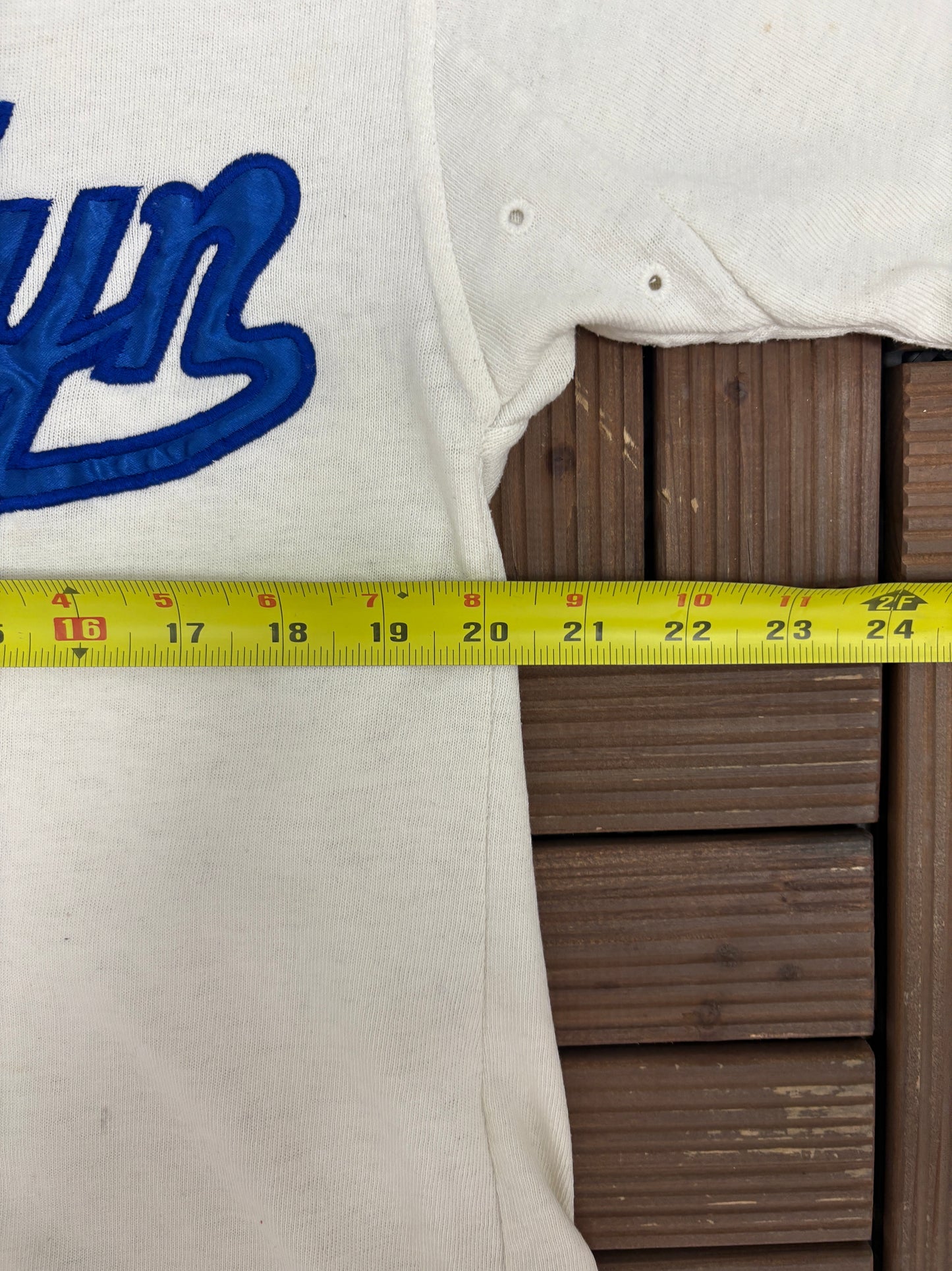 Brooklyn Dodgers Baseball Jersey | Size Large | Vintage 1990s Starter White Baseball Jersey |