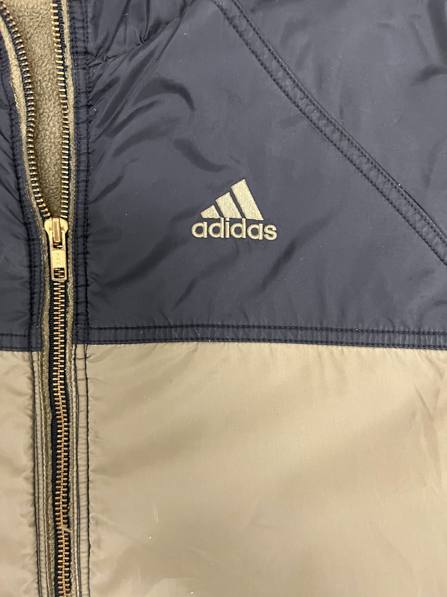 Adidas Small Embroidered Graphic Jacket | Size Medium | Vintage 2000s Reversible Branded Jacket |