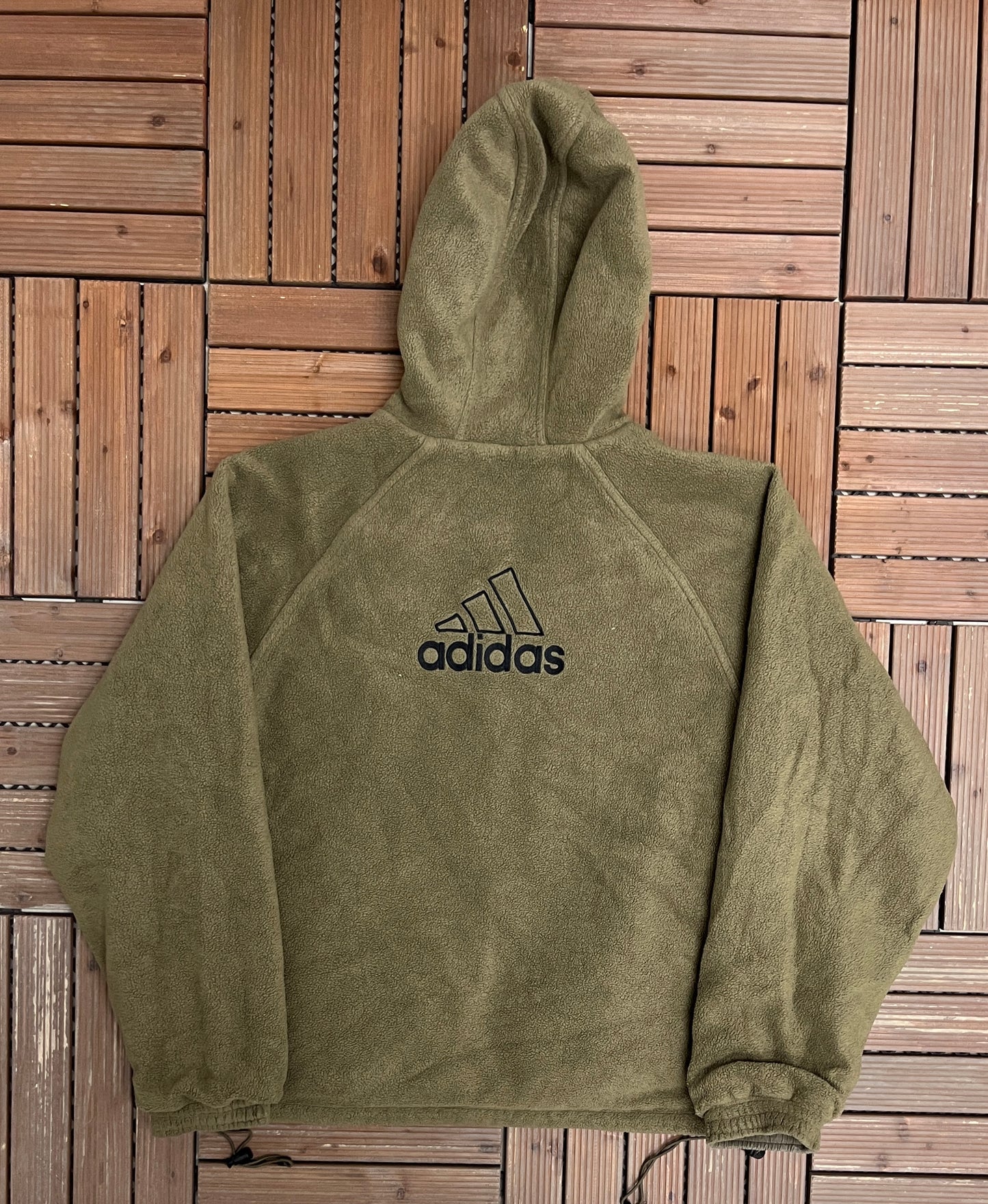 Adidas Small Embroidered Graphic Jacket | Size Medium | Vintage 2000s Reversible Branded Jacket |