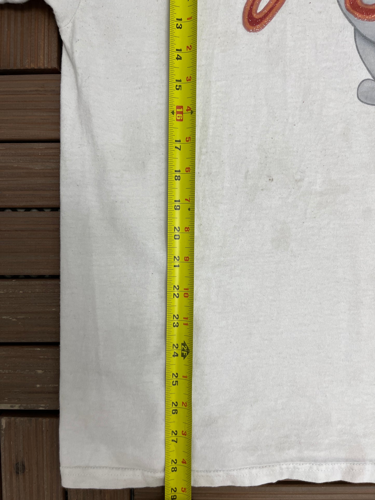 Winnie The Pooh Graphic Tee | Size XX-Large | Vintage 1990s Cartoon White T-Shirt |