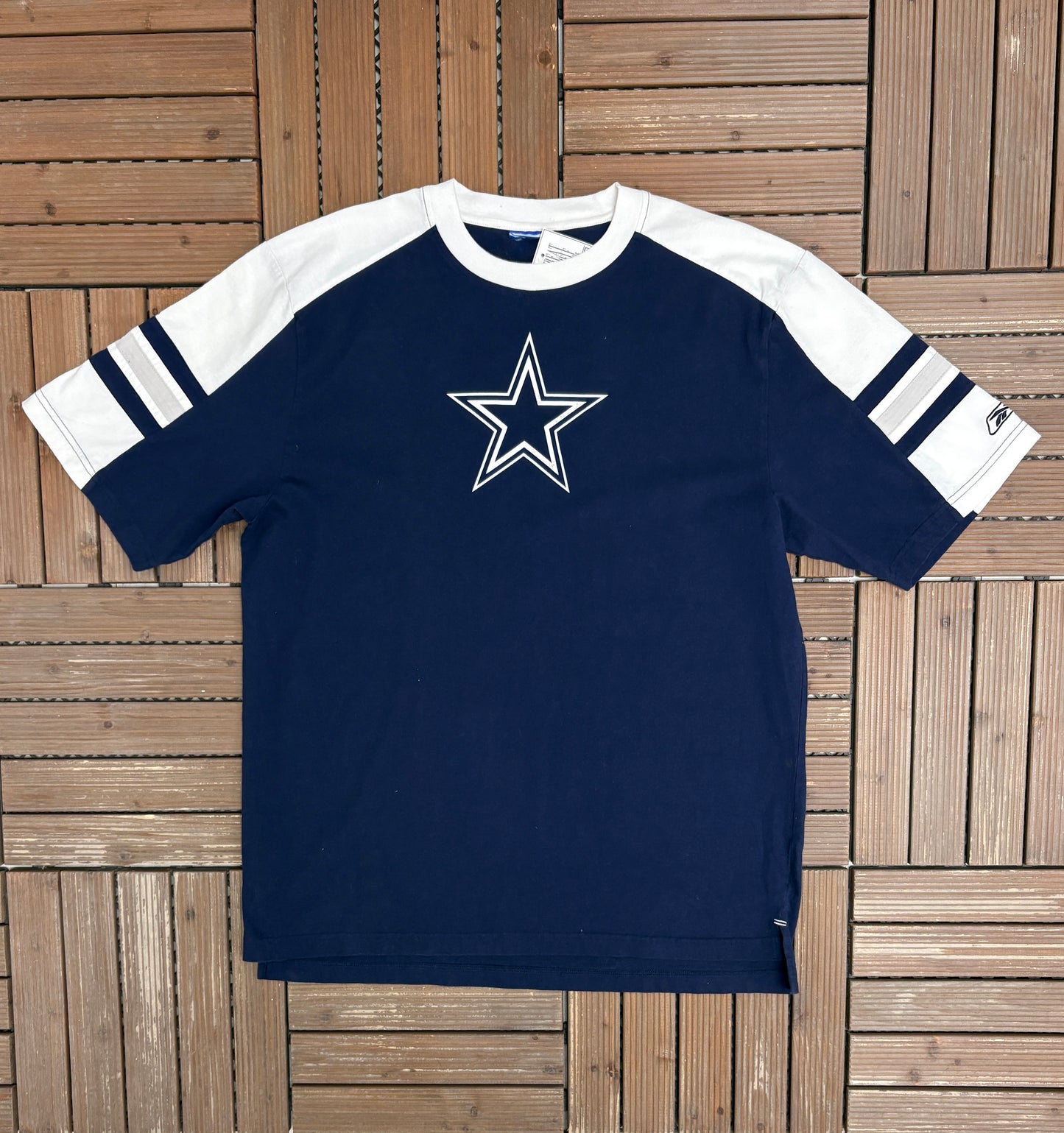 Dallas Cowboys Graphic Tee | Size X-Large | Vintage 2000s NFL Football Blue T-Shirt |