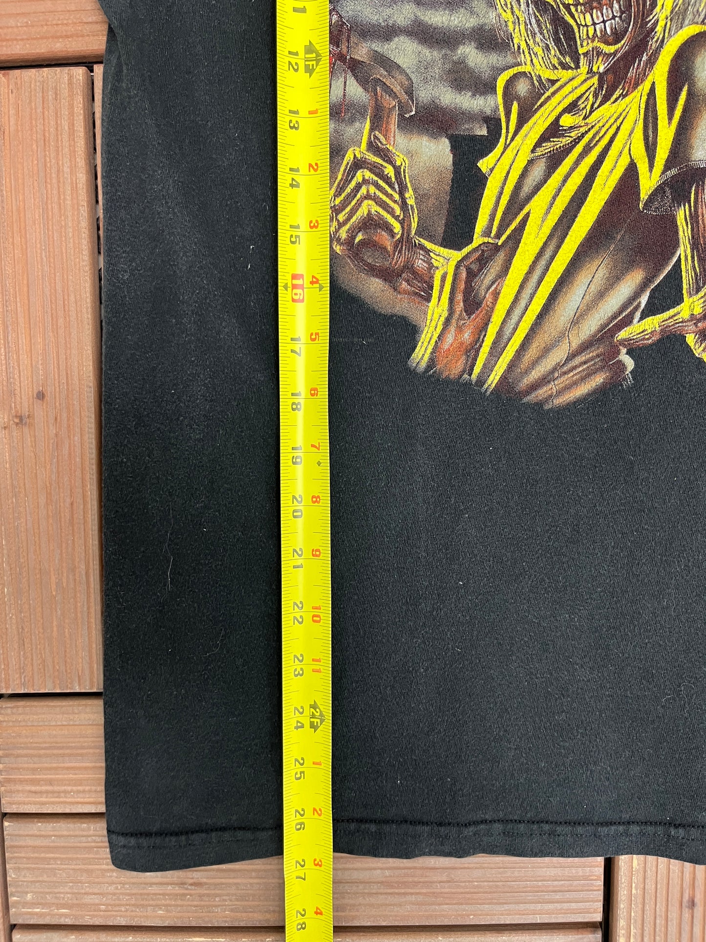 Iron Maiden Killers Graphic Tee | Size Medium | Vintage 2000s Heavy Metal Band Music Black T-Shirt |