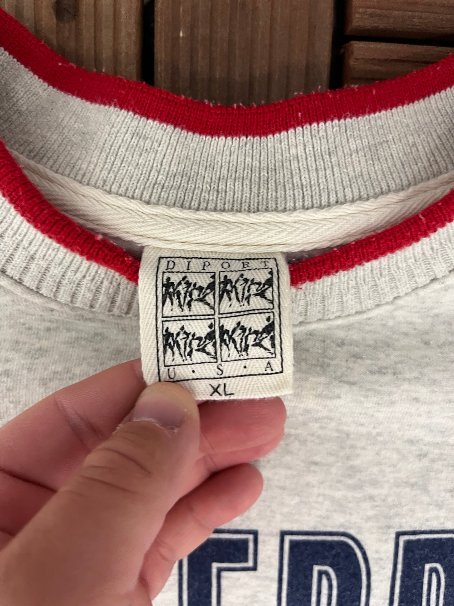 Westerdam Caribbean Cruise 1994 Graphic Crewneck | Size X-Large | Vintage 1990s Promotional Grey Sweater |