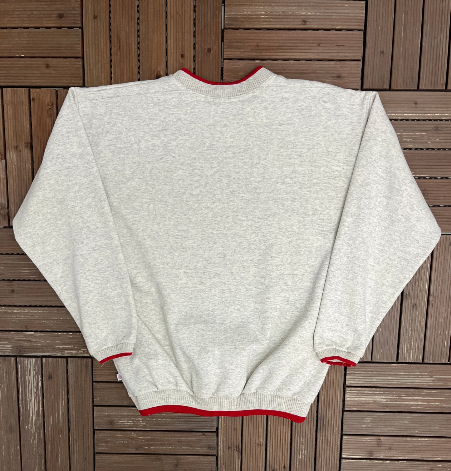 Westerdam Caribbean Cruise 1994 Graphic Crewneck | Size X-Large | Vintage 1990s Promotional Grey Sweater |