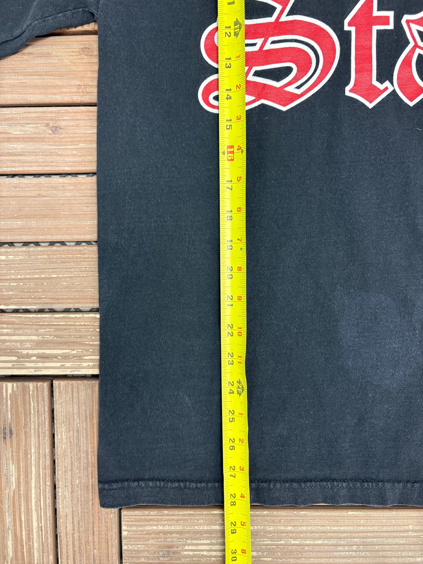 Ohio State Buckeyes Graphic Tee | Size Large | Vintage 2000s College Black T-Shirt |