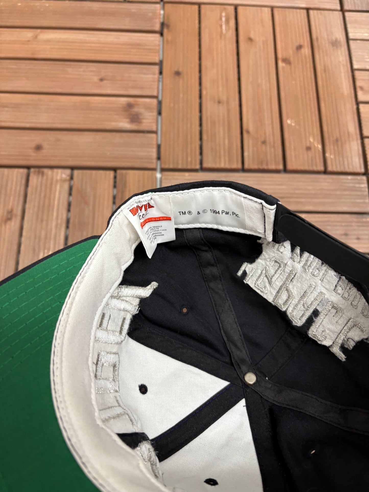 Star Trek Final Frontier Graphic Hat | Snap Back | Vintage 1990s Promotional Black Cap |