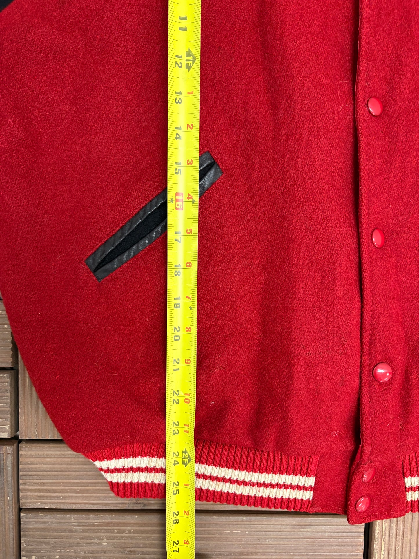 Bugs Bunny Warner Bros Graphic Jacket | Size Large | Vintage 1990s Varsity Red Jacket |