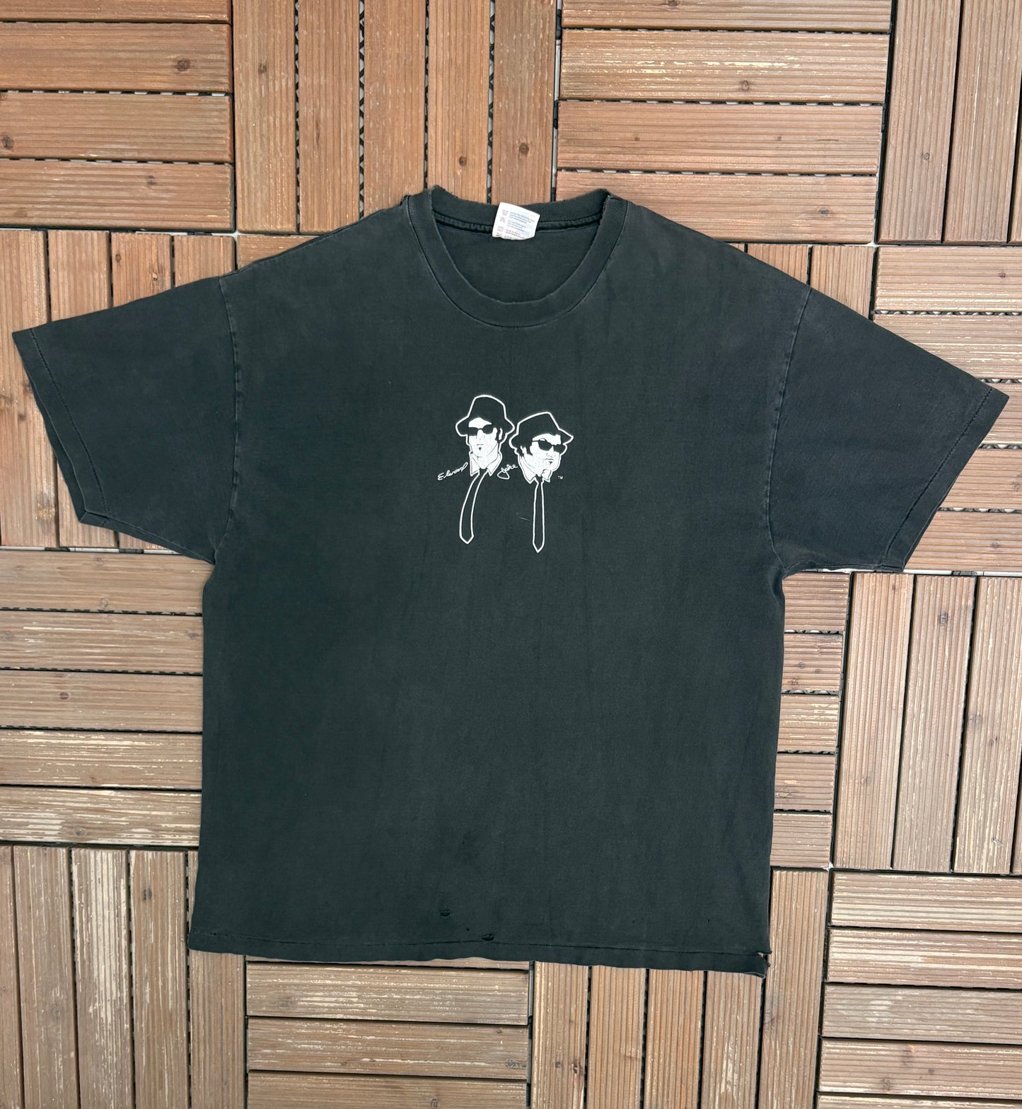 Blues Brothers House Of Blues Graphic Tee | Size X-Large | Vintage 1990s Blues Music Black T-Shirt |