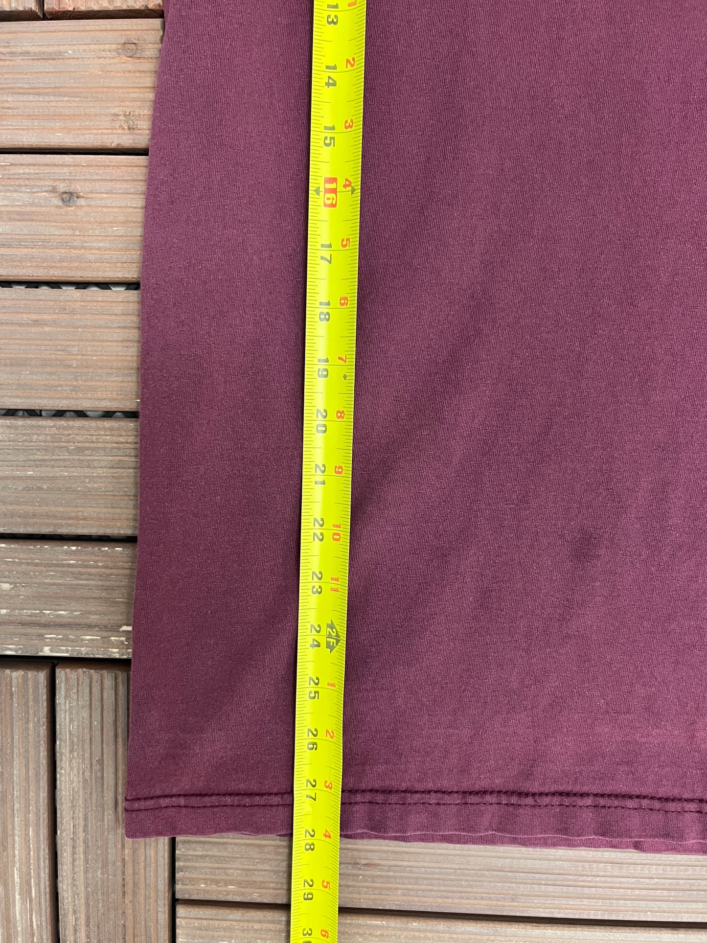 Penman's Blank Maroon Pocket Tee | Size Large | Vintage 1990s Made in Canada Blank Maroon T-Shirt |