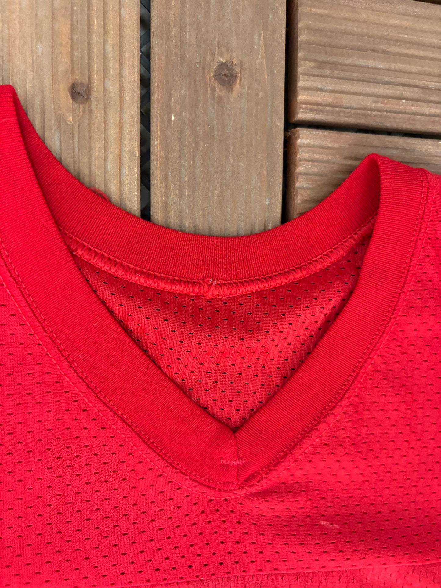 Kansas City Chiefs Joe Montana Football Jersey | Size Large | Vintage 1990s NFL Football Red Jersey |