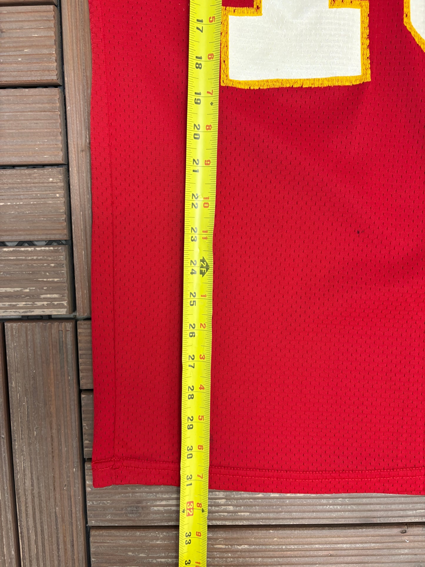 Kansas City Chiefs Joe Montana Football Jersey | Size Large | Vintage 1990s NFL Football Red Jersey |