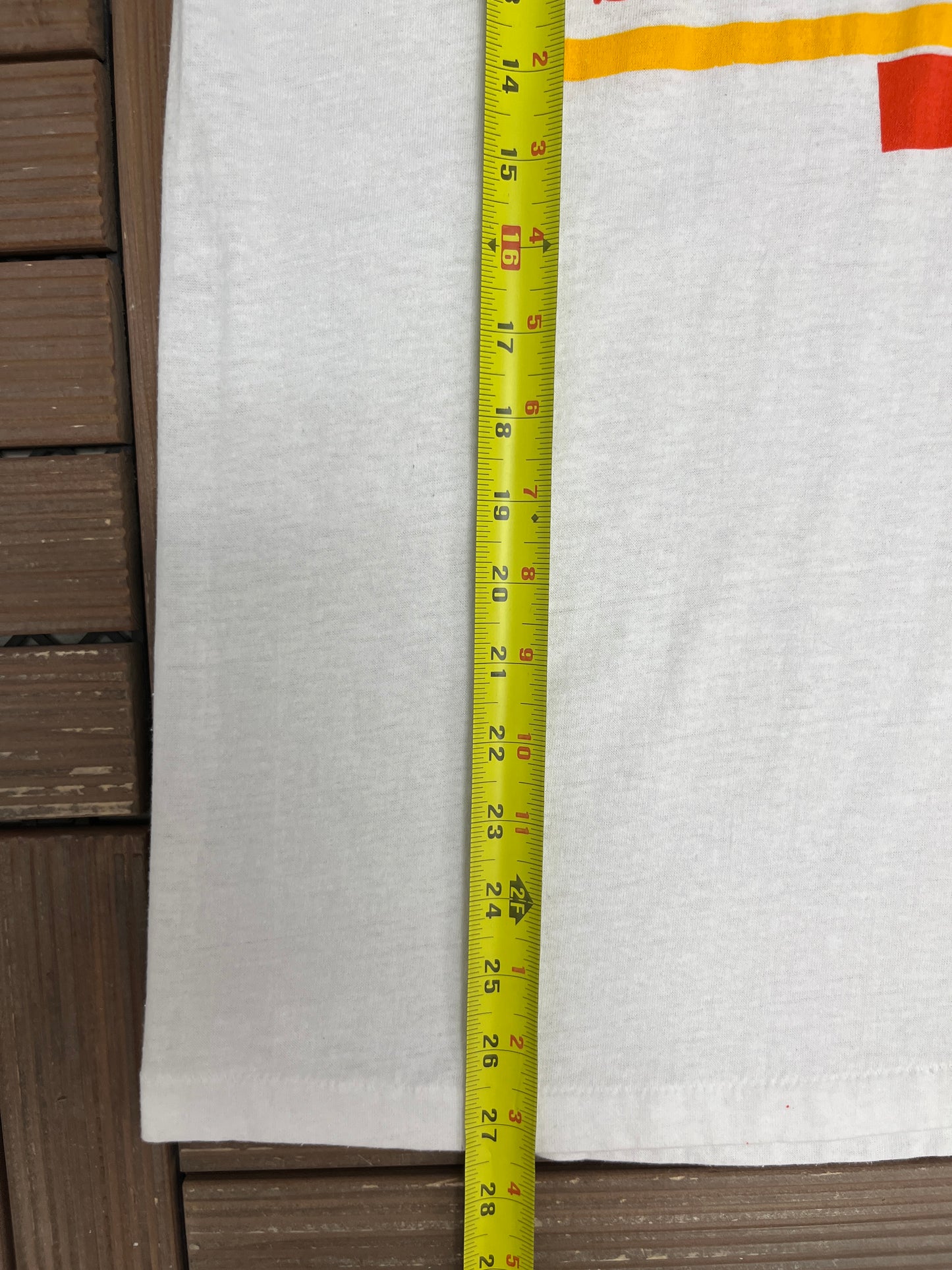 West Virginia Mountaineers Fiesta Bowl 1989 Graphic Tee | Size X-Large | Vintage 1980s College White T-Shirt |