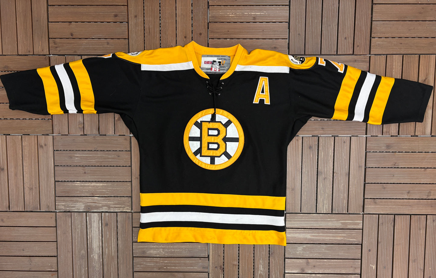 Boston Bruins Phil Esposito Hockey Jersey | Size X-Large | Vintage 1990s NHL Hockey Black Jersey |