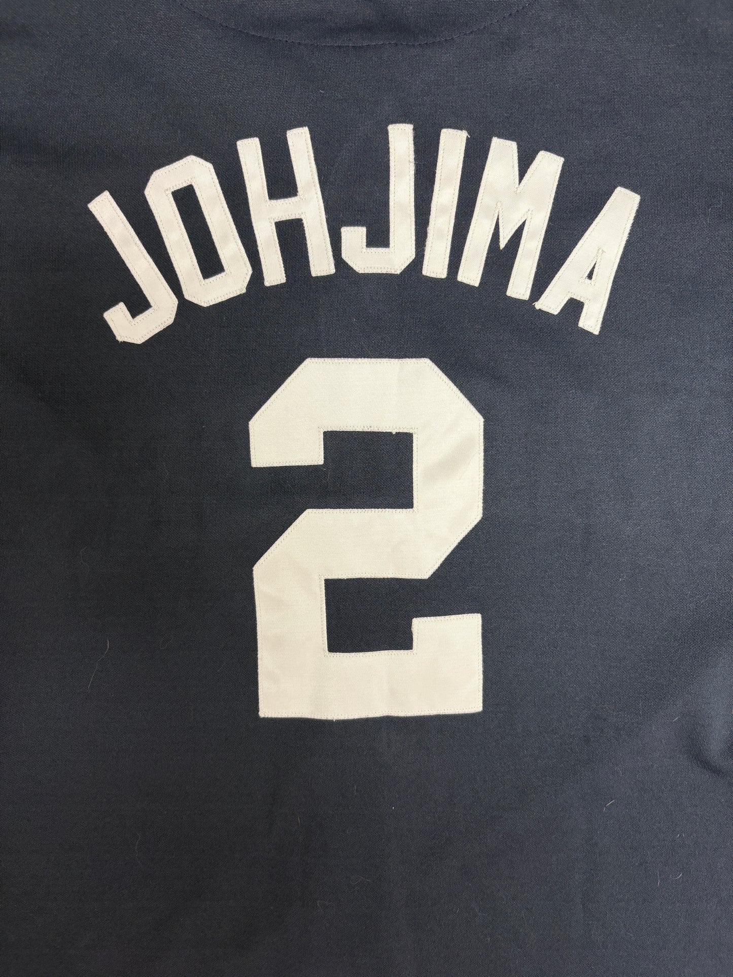 Seattle Mariners Kenji Johjima Baseball Jersey | Size Medium | Vintage 2000s MLB Baseball Blue Jersey |